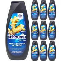Schauma XTRA Anti-Schuppen Intensiv Shampoo Ingwer juckende Kopfhaut 10x400ml