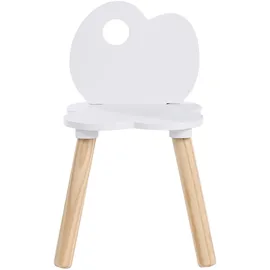 Beliani Kindertisch und Stuhl Set onesize weiß braun