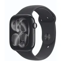 Apple Watch Series 11 GPS + Cellular 46mm Jet Black Aluminium Sport Band black M/L