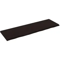 vidaXL Wandregal 160 x 50 x 2-4 cm Dunkelbraun