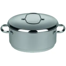 RIESS Cristall Kasserolle 22 cm silber