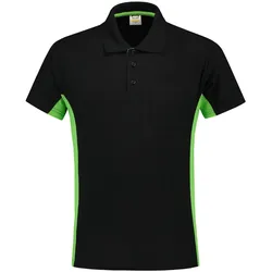 Pocket Polo-Shirt Bicolor "202002" Workwear - M - black/lime