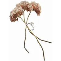 Loberon Deko-Blume 3er Set Amarente, detailreiche Handarbeit, naturgetreue Hortensien,
