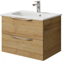 Saphir »Serie 6025 Mineralmarmor-Waschtisch mit Unterschrank, 67 cm breit«,