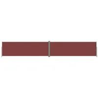 VidaXL Ausziehbar Seitenmarkise 200 x 1200 cm braun