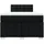 vidaXL Leanor 120 x 200 cm Schwarz