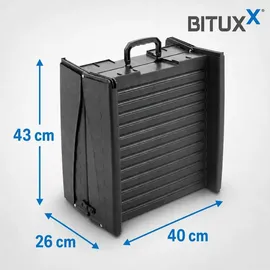 BITUXX Hunderampe Klappbar Schwarz