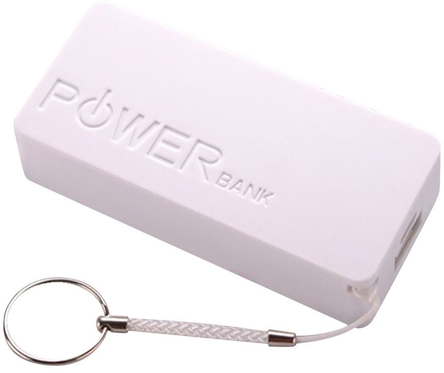 XNBZW 5600 mAh Power Box DIY Für 18650 Ladegerät Bank Batterie USB 2X Fall 18650 Ladegerät 18650 Rigid Batterieladegerät Multi (White, One Size)