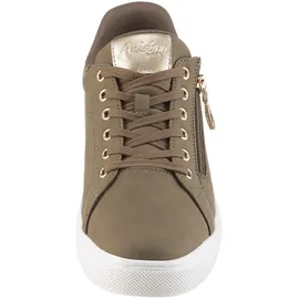 aniston shoes Sneaker Damen Oliv/Gold 36