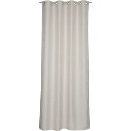 Schöner Wohnen Opaco Ösenschal 140 x 250 cm beige