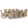 vidaXL Garten-Essgruppe 11-tlg. Beige