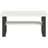 INOSIGN Couchtisch »Rail, Breite 90 cm, mit Ablageboden, inklusive Kufengestell«, Wohnzimmertisch, Beistelltisch, grau