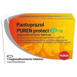 Pantoprazol Puren protect 20 mg magensaftresistent Tabletten