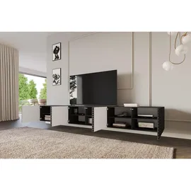 altdecor Zeno Lowboard 300 cm Schwarz Holz