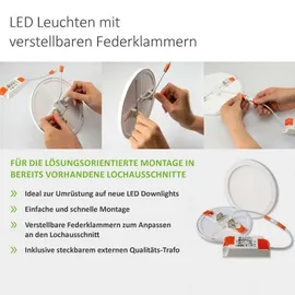 ISOLED LED Downlight Flex 15W, UGR