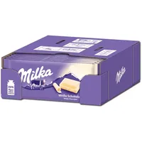 (18,96€/1kg) Milka Weiße Schokolade 24 Tafeln je 90g