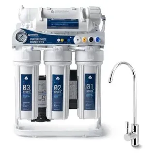 Osmofresh Osmoseanlage Proline X3 - 450 GPD, | Premium Osmosehahn GRATIS