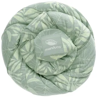 manduca Sling - Babytragetuch - Elastische Babytrage für Neugeborene von der Geburt bis zu 15 kg - Bio-Baumwolle - GOTS zertifiziert - Botanic Green