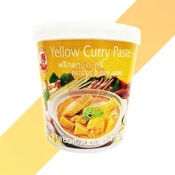 Gelbe Curry Paste - Yellow Curry Paste - Cock Brand - 400.0g