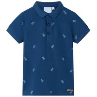 vidaXL Kinder-Poloshirt Dunkelblau 92