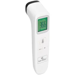Lorelli Infrarot Thermometer berührungslos, Körper, Oberflächen, LCD-Display weiß
