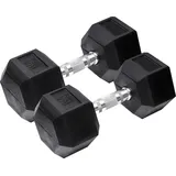 ORANGE GYM Hex-Kurzhantel 6 kg 2er Set orange / schwarz