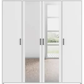 Rauch Drehtürenschrank VOYAGER 187 x 194 x 53 cm Weiß