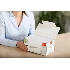 ELCO Briefumschläge Office DIN lang+ mit Fenster hochweiß haftklebend 200 St.