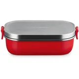 Le Creuset Lunchbox kirschrot 15,3 x 6,4 x 21,8 cm 0,9 l