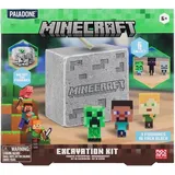 Paladone Minecraft Ausgrabungs-Set mit 3 Spielfiguren