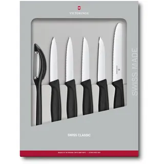 Victorinox Swiss Classic Tomaten-/Tafelmesser 6-tlg. schwarz