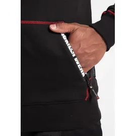 Gorilla Wear Georgia Zip-Up Hoodie Herren Schwarz XL