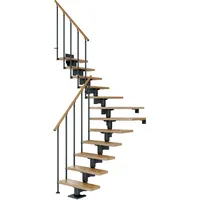 DOLLE Mittelholmtreppe Cork 75 cm Holz/Metall 259-315 cm