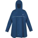 normani Regenponcho Kinder Regenponcho Mawsynram Wasserdichter Regencape mit Ärmeln - 3MTM ScotchliteTM Reflektor blau