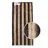Lemodo Flauschvorhang 90 x 200 cm Braun/Beige Fliegenschutz