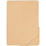 biberna 0012344 Frottee-Stretch 140 x 200 - 160 x 200 cm orange