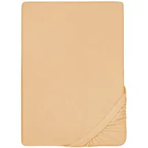 biberna 0012344 Frottee-Stretch 140 x 200 - 160 x 200 cm orange