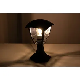 EDO Gartenlampe Sockelleuchte in Laternenform IMMA L/S schwarz IP44 EDO777382 EDO Garden Line - Schwarz