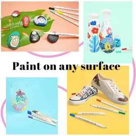 luxuskollektion Acrylstifte für Steine 24 Farben Acrylic Paint Marker