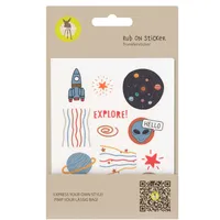 Lässig Rub On Space Sticker
