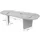 Skye Decor Ovalis Schwarz Walnuss 130 x 65 x 40 cm