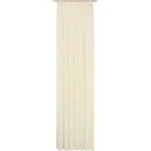 Wirth Vorhang WIRTH "LORCA" Gr. 1, beige (creme), B:132cm H:150cm, Obermaterial: 66% Polyester, 34% Baumwolle, Gardinen
