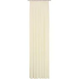 Wirth Vorhang WIRTH "LORCA" Gr. 1, beige (creme), B:132cm H:150cm, Obermaterial: 66% Polyester, 34% Baumwolle, Gardinen