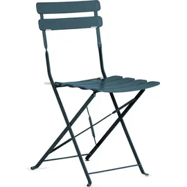 Vanage Bistro Set Balkon Balkonmöbel klappbar Set 3-teilig dunkelblau, versch. Farben