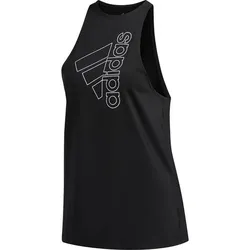 ADIDAS adidas Damen Badge of Sport Tanktop, BLACK/WHITE, L