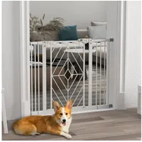PawHut Hundegitter 1 Stück Weiß 74-100 cm