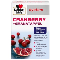Doppelherz Cranberry + Granatapfel system Kapseln