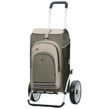 Andersen Shopper Manufraktur ANDERSEN Einkaufstrolley - Royal Shopper Hydro 2.1 grau 62 L Bike, Einkaufsroller, Rucksack, Thermo, Aluminium, klappbar, Kugellagerad