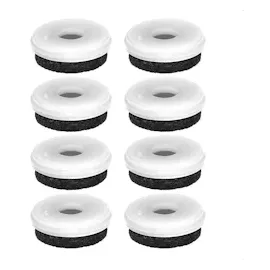 QuickClick Wagner QuickClick® Filzgleiter Möbelgleiter Stuhlgleiter Ersatz - 8er-Set Ersatzgleiter austauschbar ersetzbar - Filz robust Natural - Durchmesser Ø 25 mm - für Basis Ø 25 mm - Made in DE - 15802800