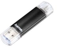 hama USB 3.0 OTG Speicherstick FlashPen "Laeta Twin", 16 GB aus Kunststoff, Datentransferrate: 45 MBit/Sek., - 1 Stück (00123998)